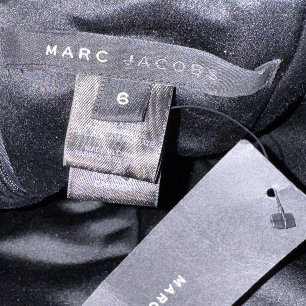 NWT Marc Jacobs 100%Silk Satin Strapless‎ Little Black Party Dress Size 6 $429 - Picture 12 of 14